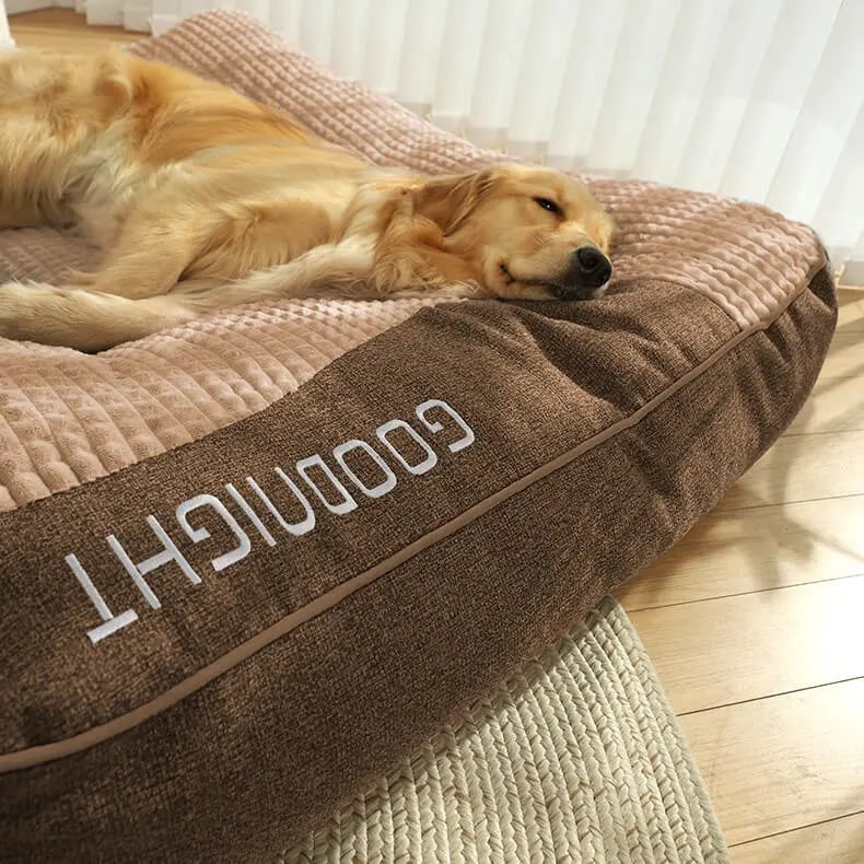 Orthopedic Extra Large Big Dog Bed Padded Plush Bolster Headrest Pet - Image 6