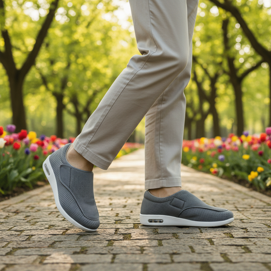 Orthopedic Shoes Extra Wide Diabetic Breathable Mesh Cushioned Non Slip For Swollen - Image 2