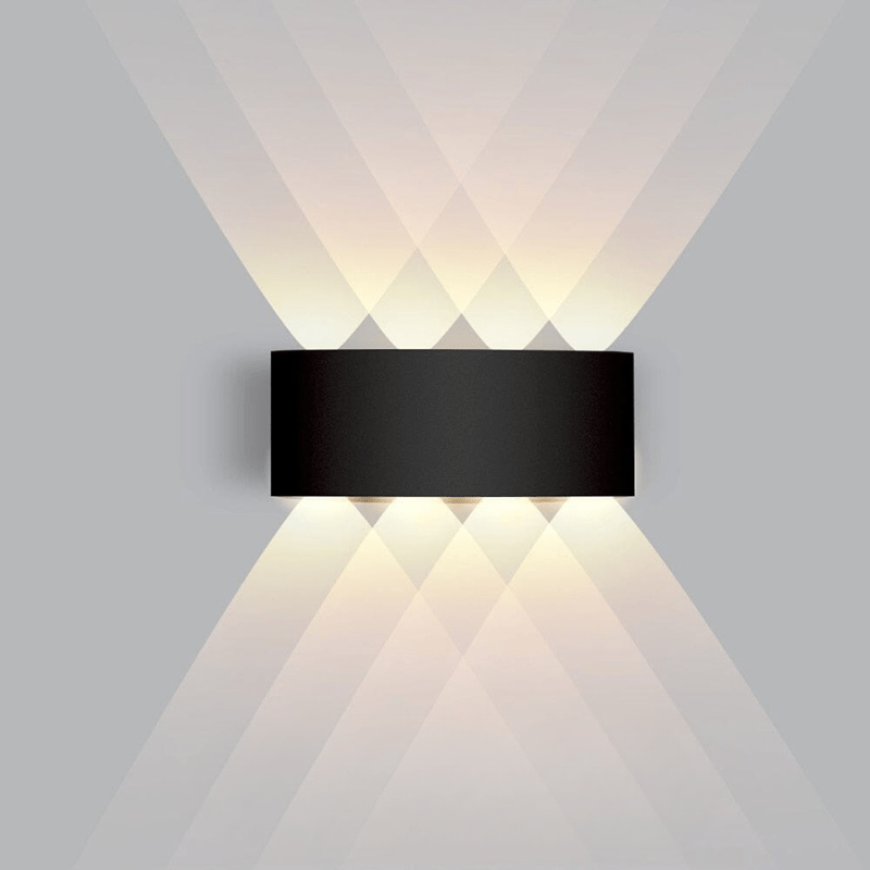 Outdoor Lighting LED Wall Light Exterior Waterproof Curved Up Down Weatherproof - Image 16