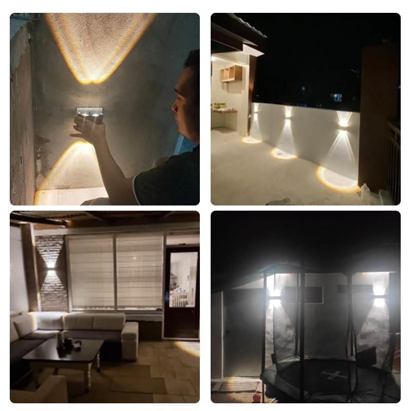 Outdoor Lighting LED Wall Light Exterior Waterproof Curved Up Down Weatherproof - Image 5