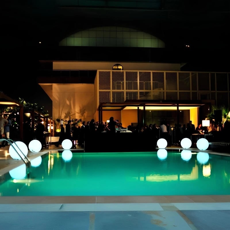 Outdoor Lights Solar Powered Globe Portable Cordless LED Waterproof Remote Control - Image 19