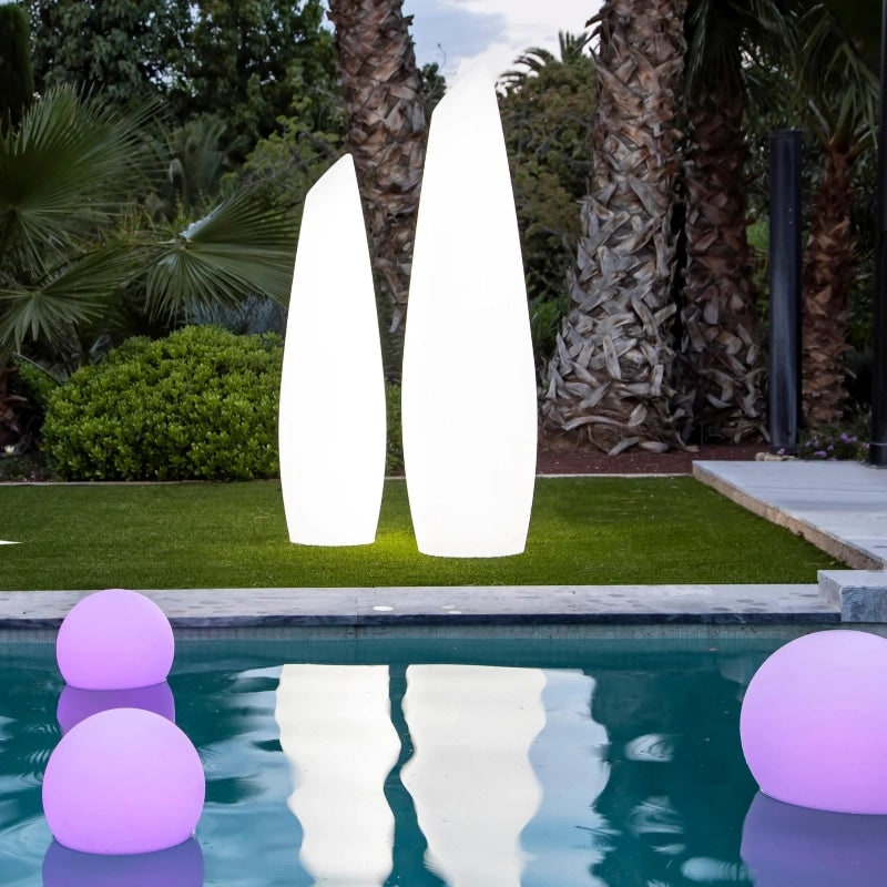 Outdoor Lights Solar Powered Globe Portable Cordless LED Waterproof Remote Control - Image 21