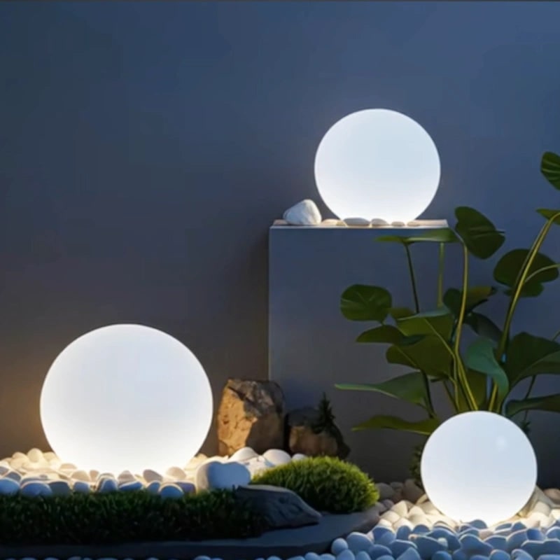 Outdoor Lights Solar Powered Globe Portable Cordless LED Waterproof Remote Control - Image 25