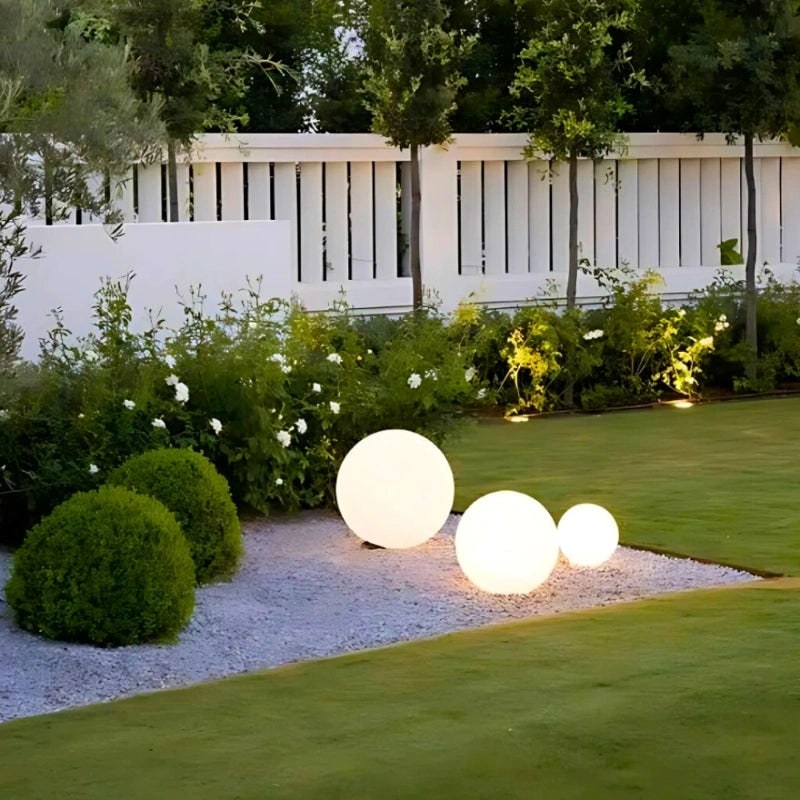 Outdoor Lights Solar Powered Globe Portable Cordless LED Waterproof Remote Control - Image 7