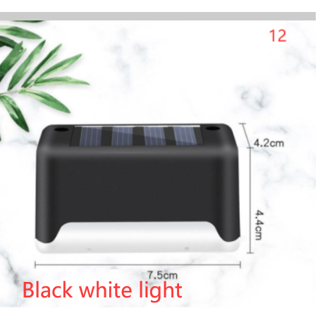 Outdoor Solar Deck and Fence Lights with Step for Pathway Patio and Yard Exterior - Image 1