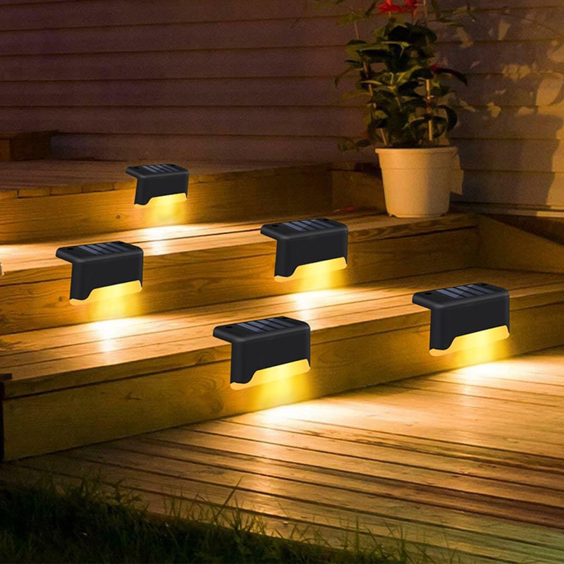 Outdoor Solar Deck and Fence Lights with Step for Pathway Patio and Yard Exterior - Image 35