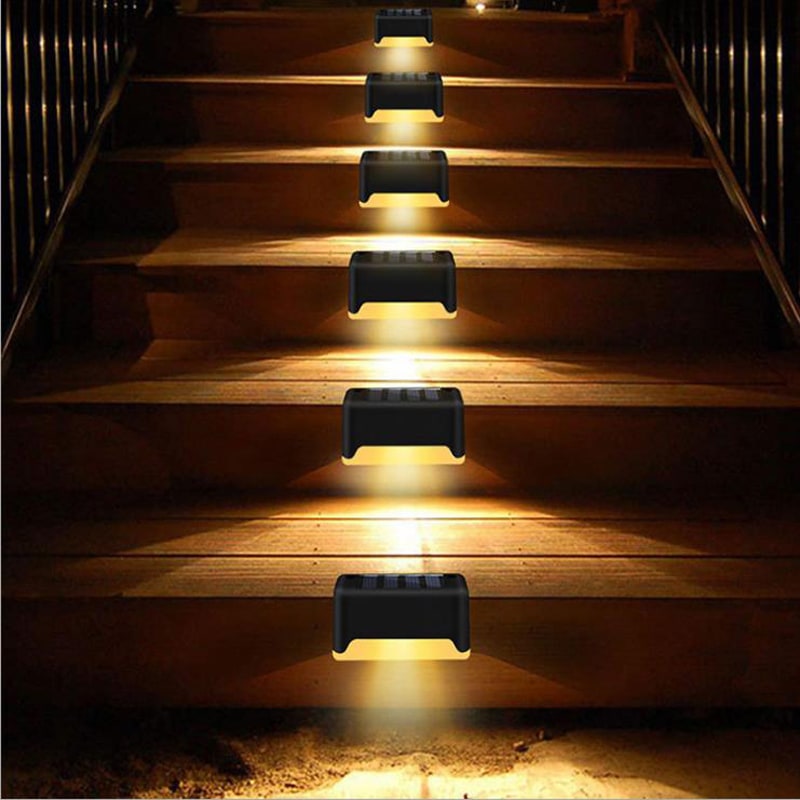Outdoor Solar Deck and Fence Lights with Step for Pathway Patio and Yard Exterior - Image 71