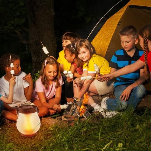 Outdoor Solar Lantern with Flickering Flame Effect and Rope Handle - Image 11