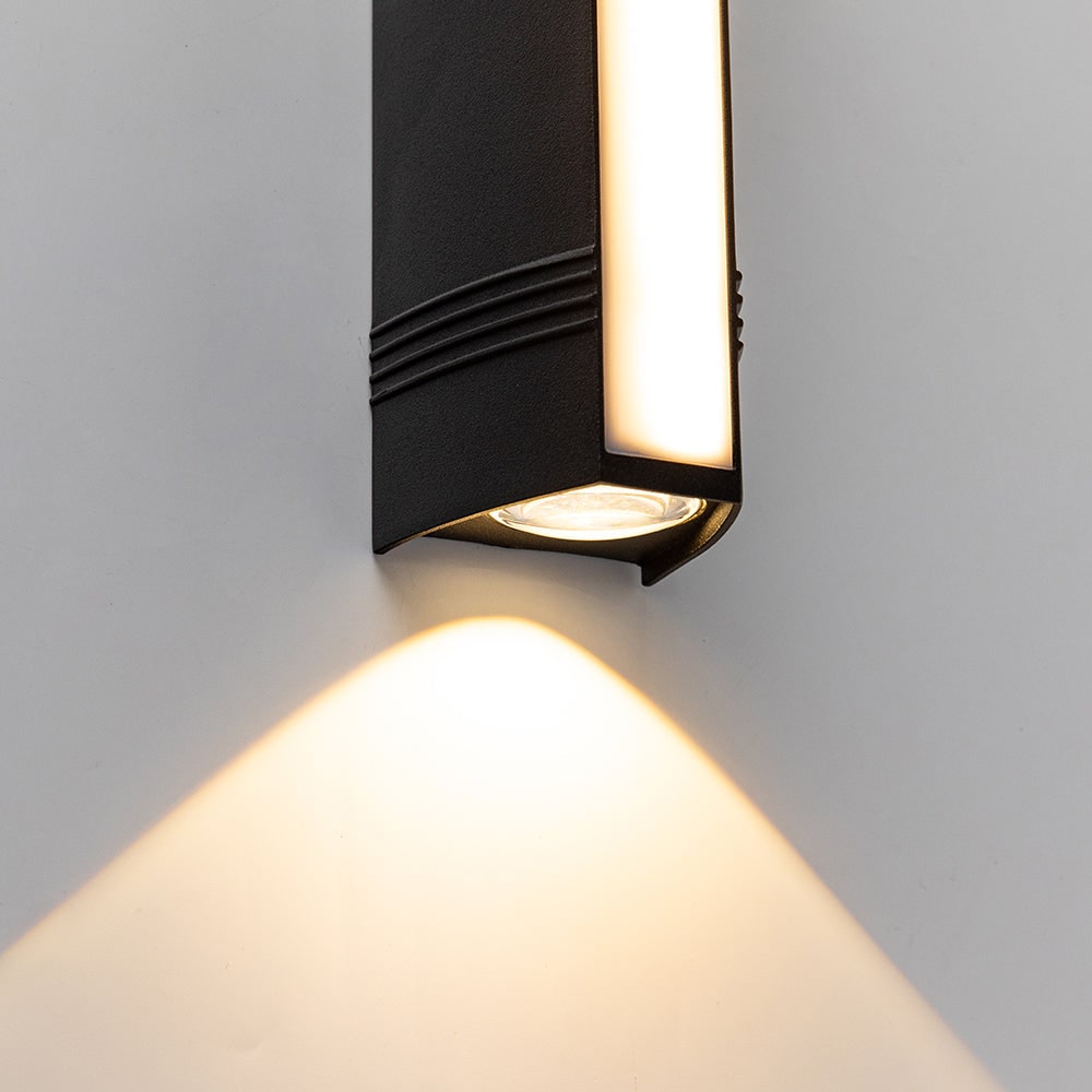 Outdoor Wall Sconce with Up and Down Lighting Weather-Resistant LED Lamp - Image 14