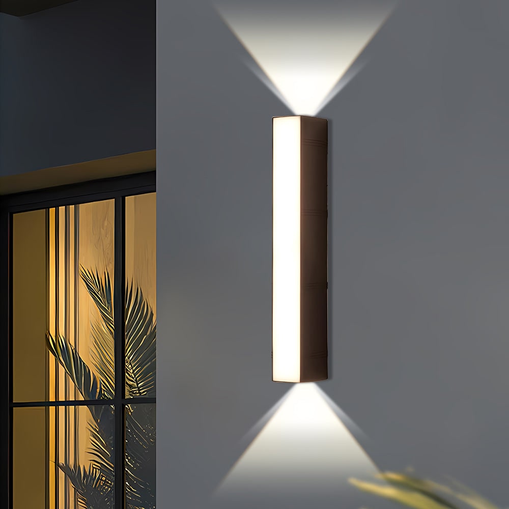 Outdoor Wall Sconce with Up and Down Lighting Weather-Resistant LED Lamp - Image 7