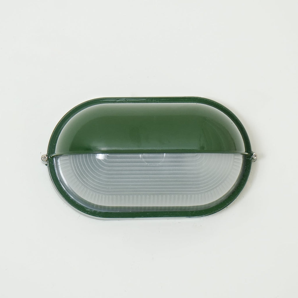 Oval Bulkhead Wall Light with Weather-Resistant Eyelid Cover and Ribbed Glass Diffuser - Image 22