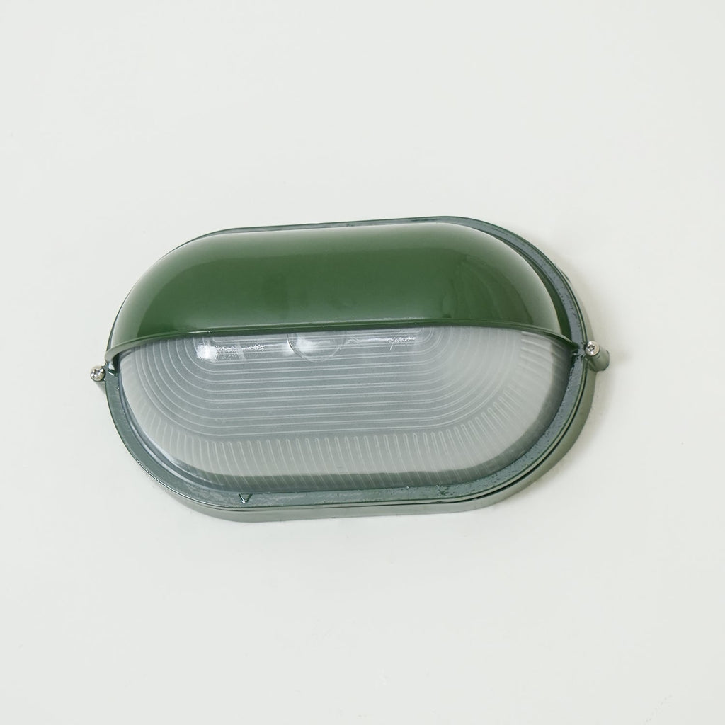 Oval Bulkhead Wall Light with Weather-Resistant Eyelid Cover and Ribbed Glass Diffuser - Image 23