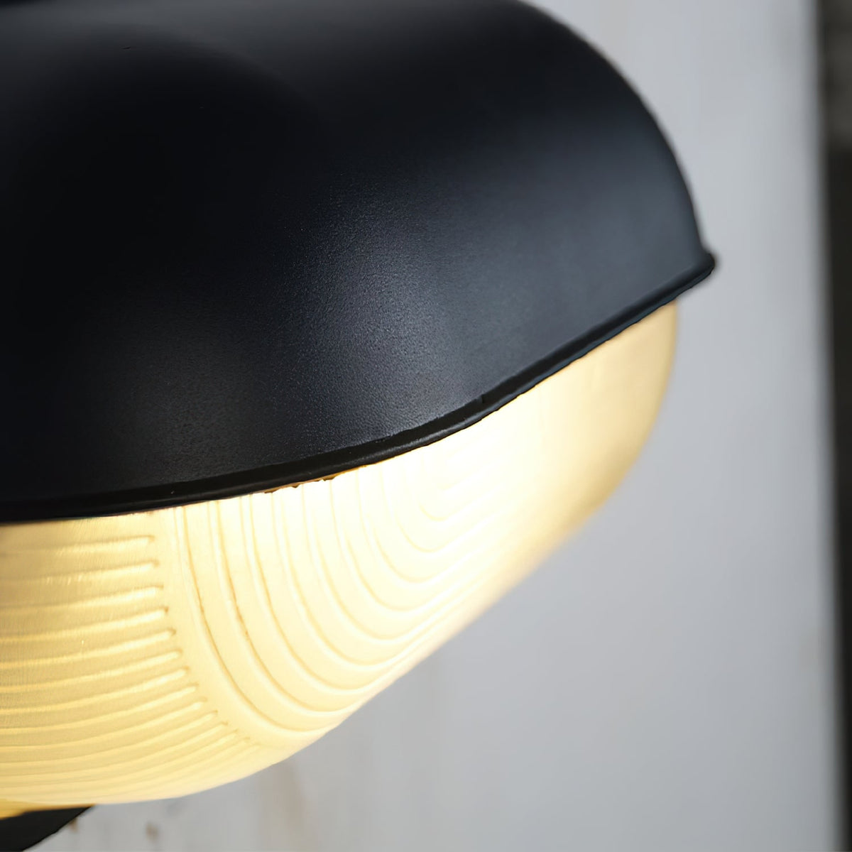Oval Bulkhead Wall Light with Weather-Resistant Eyelid Cover and Ribbed Glass Diffuser - Image 40