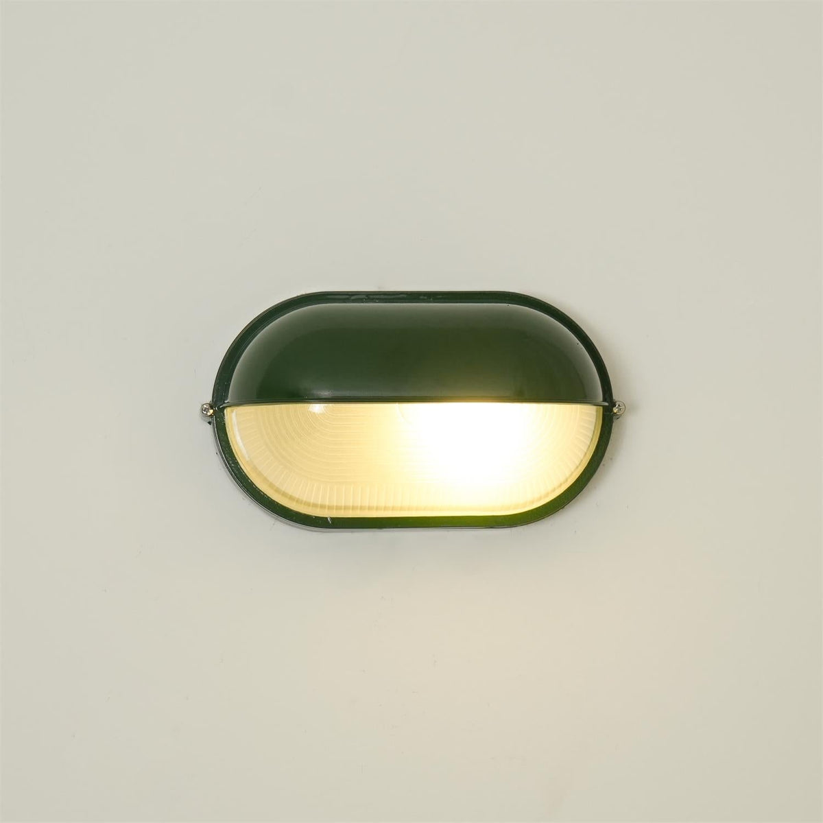 Oval Bulkhead Wall Light with Weather-Resistant Eyelid Cover and Ribbed Glass Diffuser - Image 50