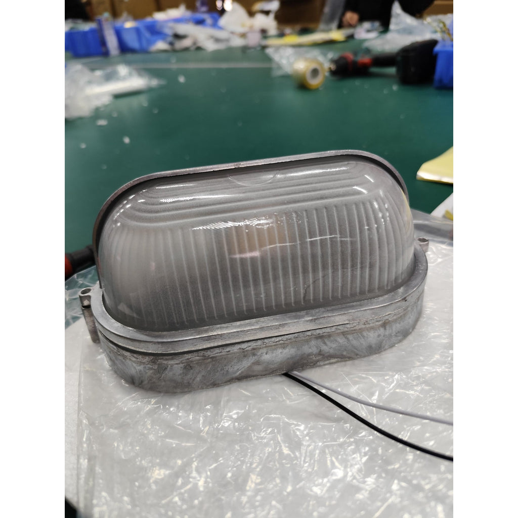 Oval Bulkhead Wall Light with Weather-Resistant Eyelid Cover and Ribbed Glass Diffuser - Image 52