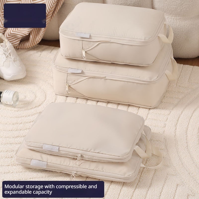 Packing Cubes and Fabric Storage with Compression for Travel Suitcase Organizer Bags - Image 8