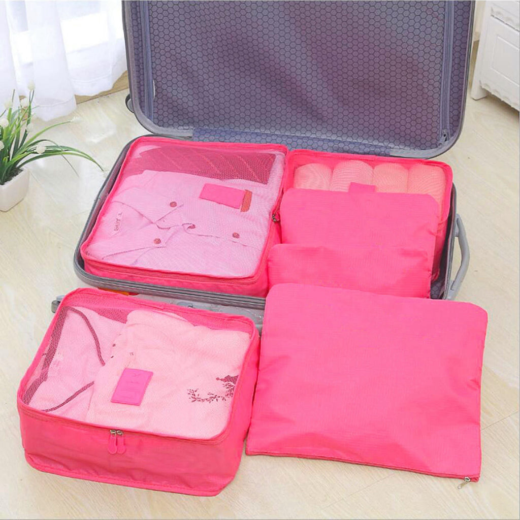 Packing Cubes Compression for Travel with Luggage Organizer Pouches and Mesh Panels 9-Piece Set - Image 15
