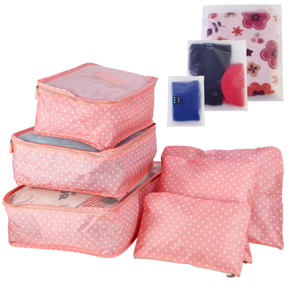 Packing Cubes Compression for Travel with Luggage Organizer Pouches and Mesh Panels 9-Piece Set - Image 19