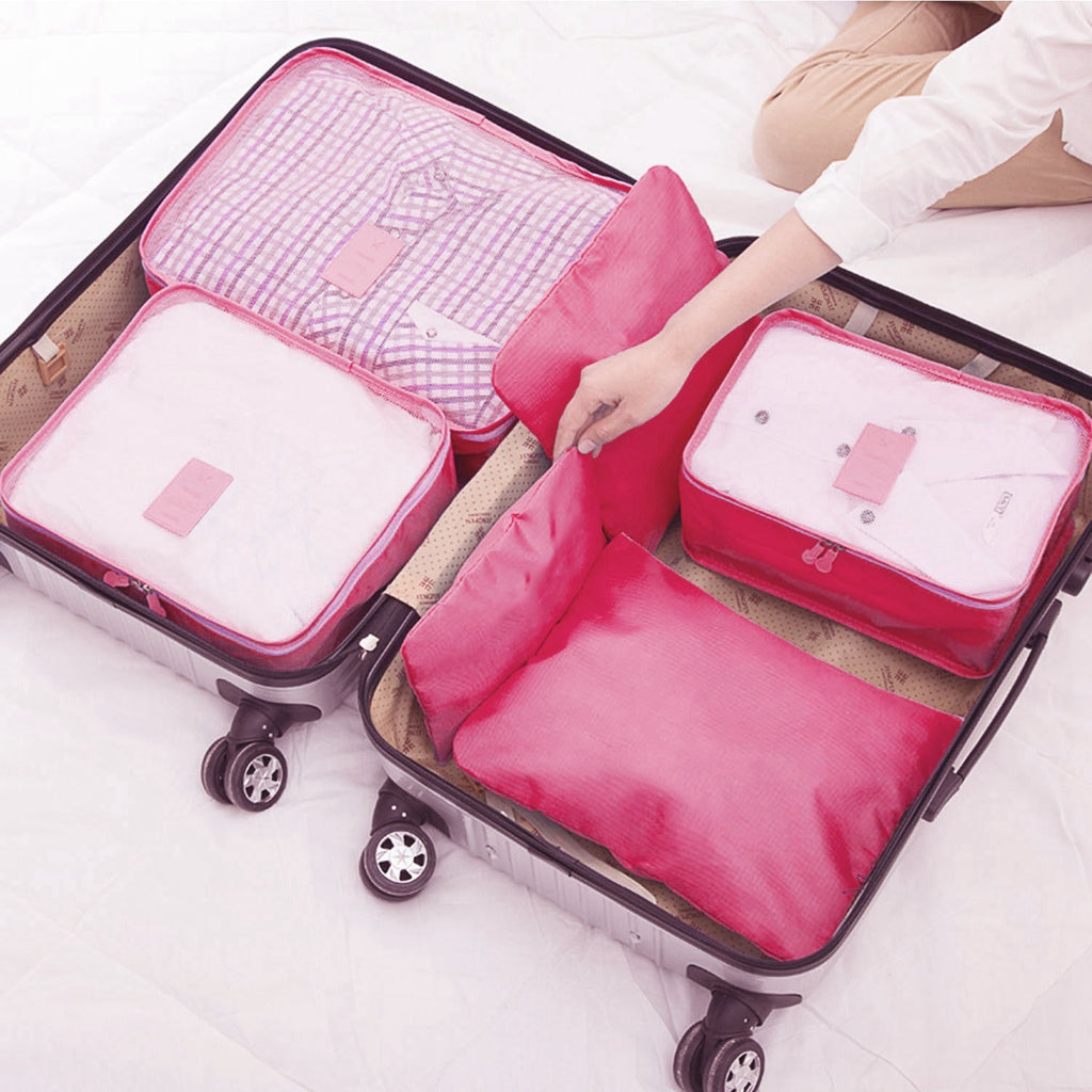 Packing Cubes Compression for Travel with Luggage Organizer Pouches and Mesh Panels 9-Piece Set - Image 6