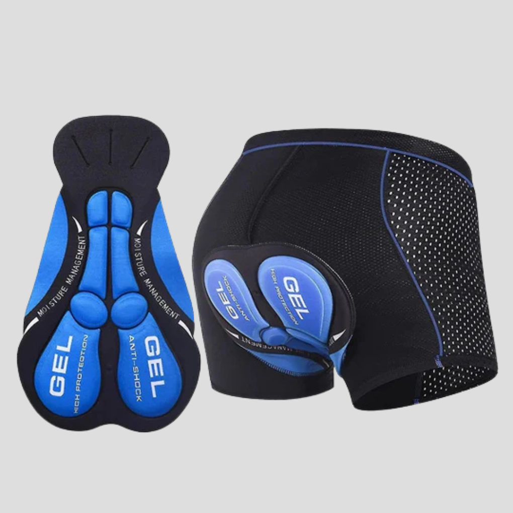 Padded Bike Shorts and Cycling Underwear with Gel Cushion and Flatlock Seams Gear - Image 1
