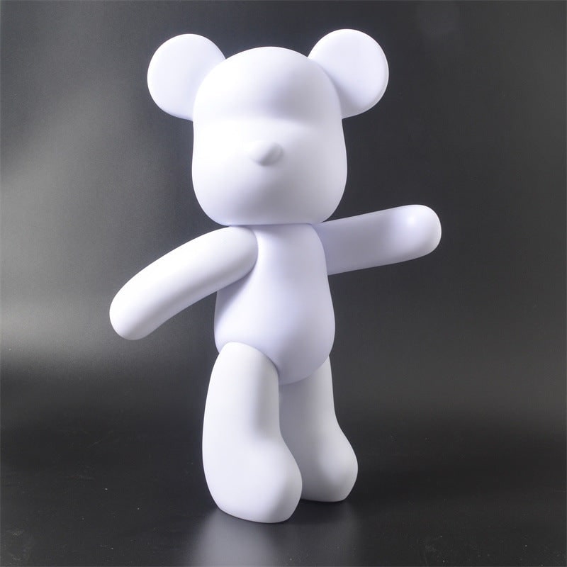 Paint Bear Fluid Art Kit with Articulated Vinyl Figurine for Creative Painting - Image 2