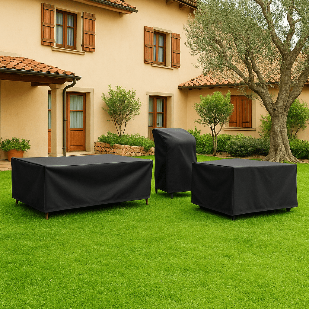 Patio Couch and Furniture Covers with Waterproof Polyester for Outdoor Lawn Garden Protection - Image 10