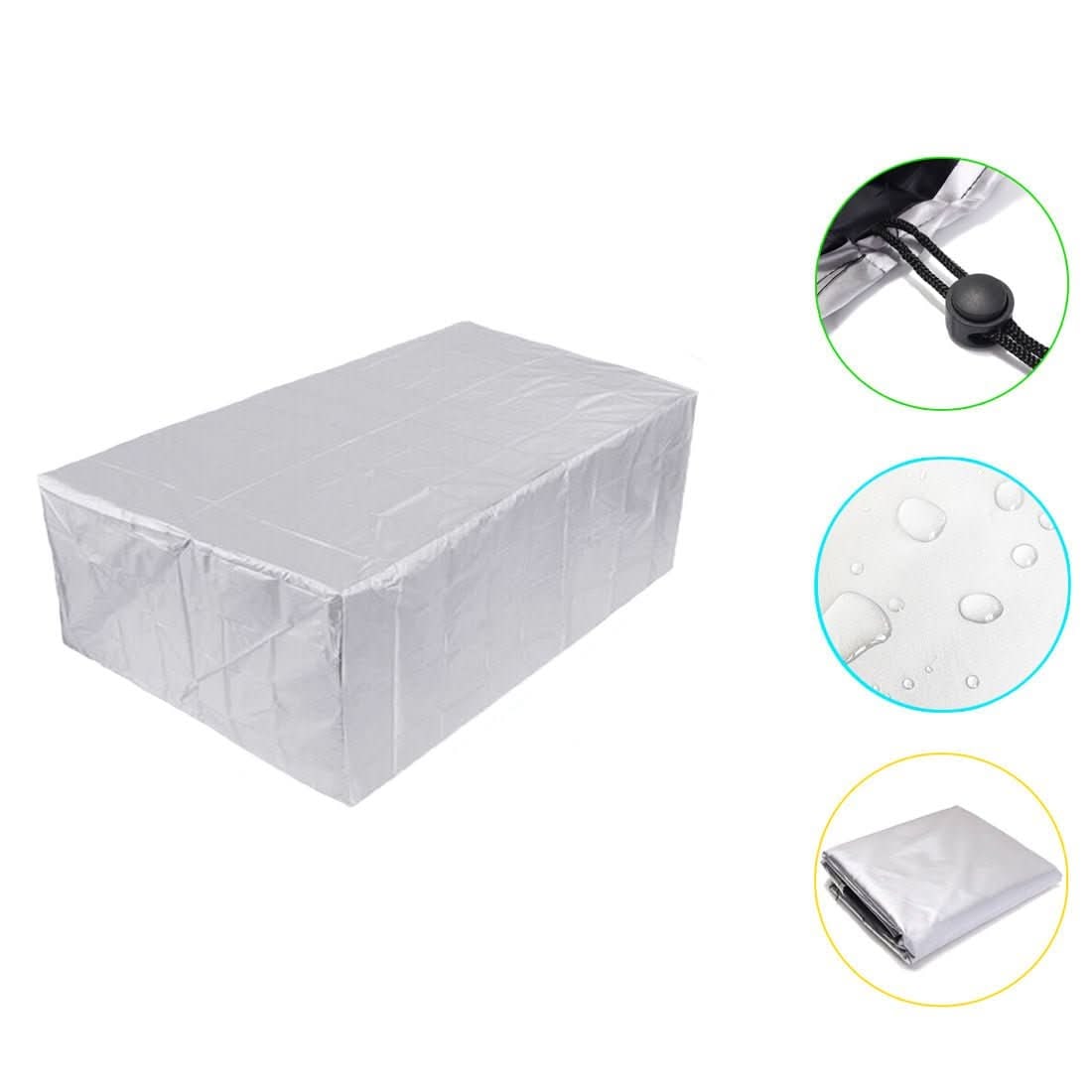 Patio Couch and Furniture Covers with Waterproof Polyester for Outdoor Lawn Garden Protection - Image 11