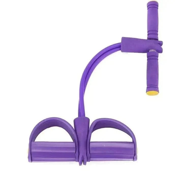 Pedal Resistance Band Portable Foam Handle Foot Straps Foldable Exercise - Image 1