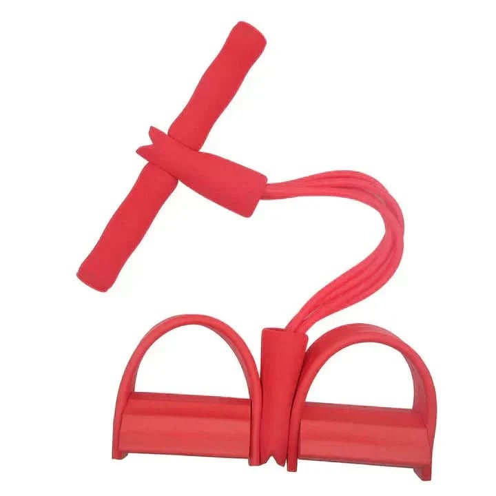 Pedal Resistance Band Portable Foam Handle Foot Straps Foldable Exercise - Image 5