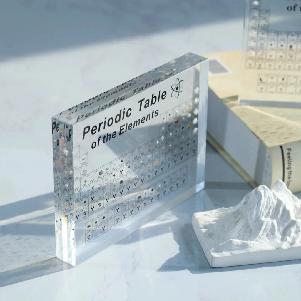 Periodic Table Display Acrylic Real Elements LED Desk Educational - Image 14