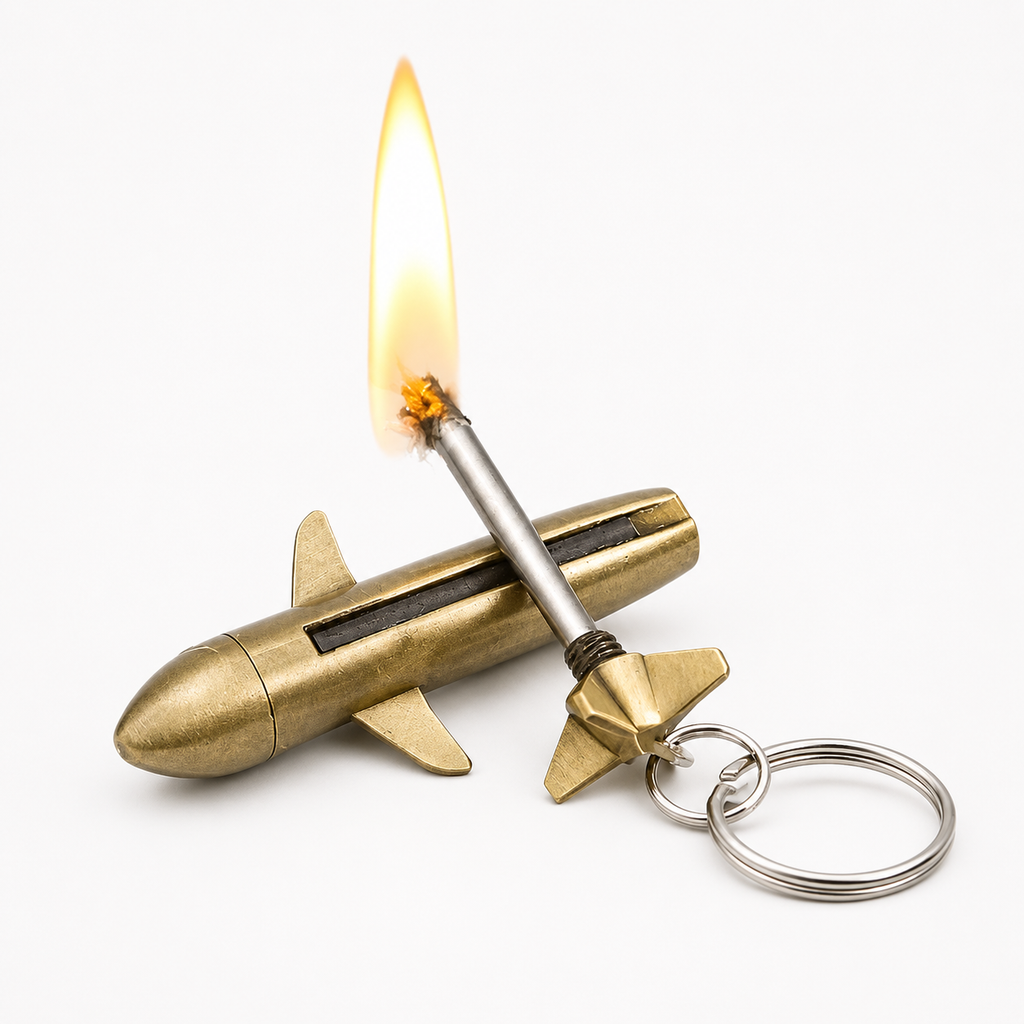 Permanent Match Lighter with Metal Striker Rod Waterproof Keychain and Bottle Opener - Image 10