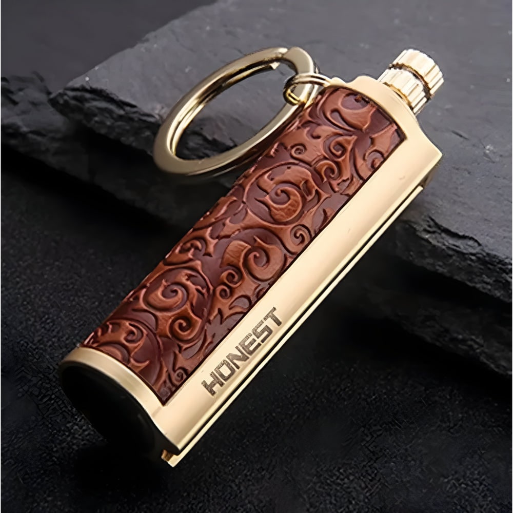 Permanent Match Lighter with Metal Striker Rod Waterproof Keychain and Bottle Opener - Image 4