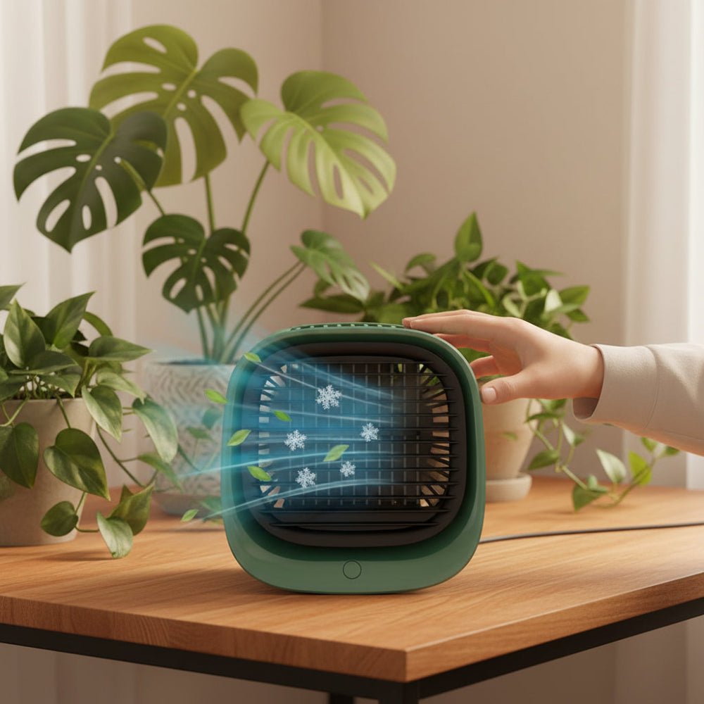 Portable Personal Air Cooler with Mist Cooling