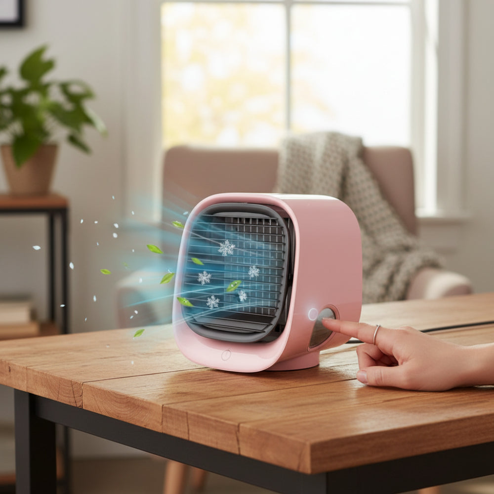 Portable Personal Air Cooler with Mist Cooling