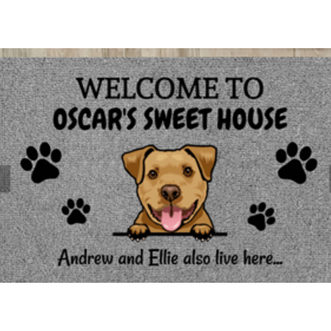 Personalized Custom Doormat with Pet Dog Cat Photo Washable Indoor Front Door Mat Coir - Image 5