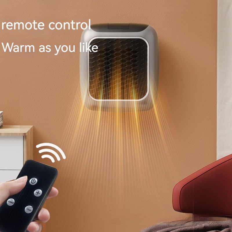 Plug in Space Heater with Digital Display and Wall-Mounted Design for Home - Image 11