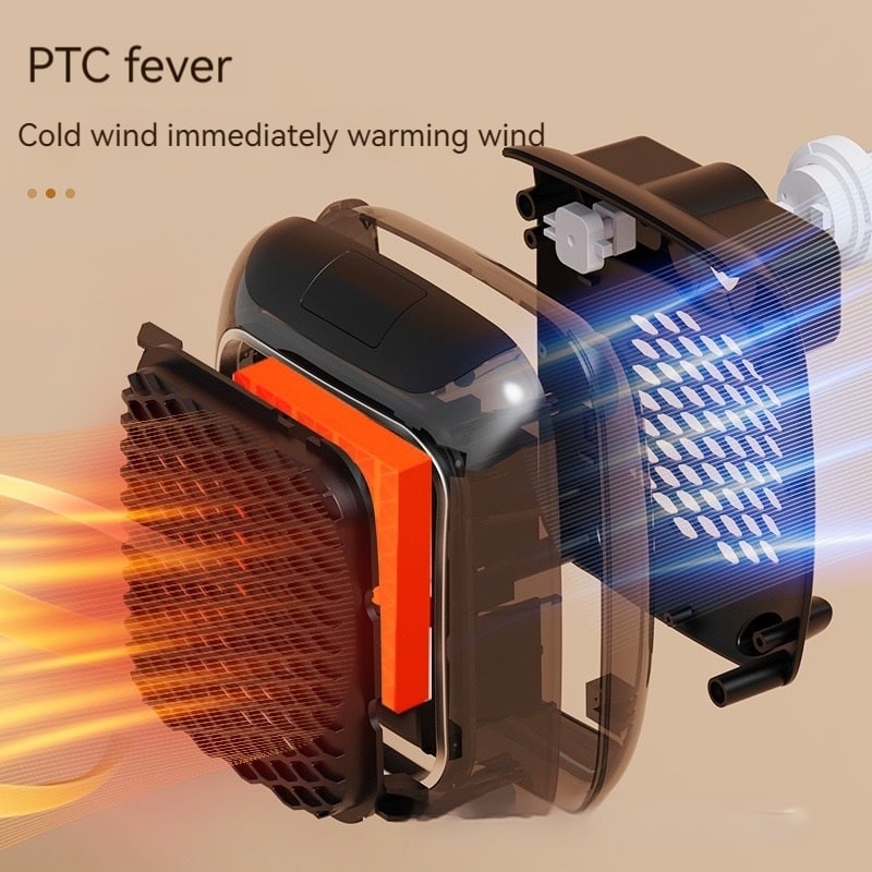 Plug in Space Heater with Digital Display and Wall-Mounted Design for Home - Image 20