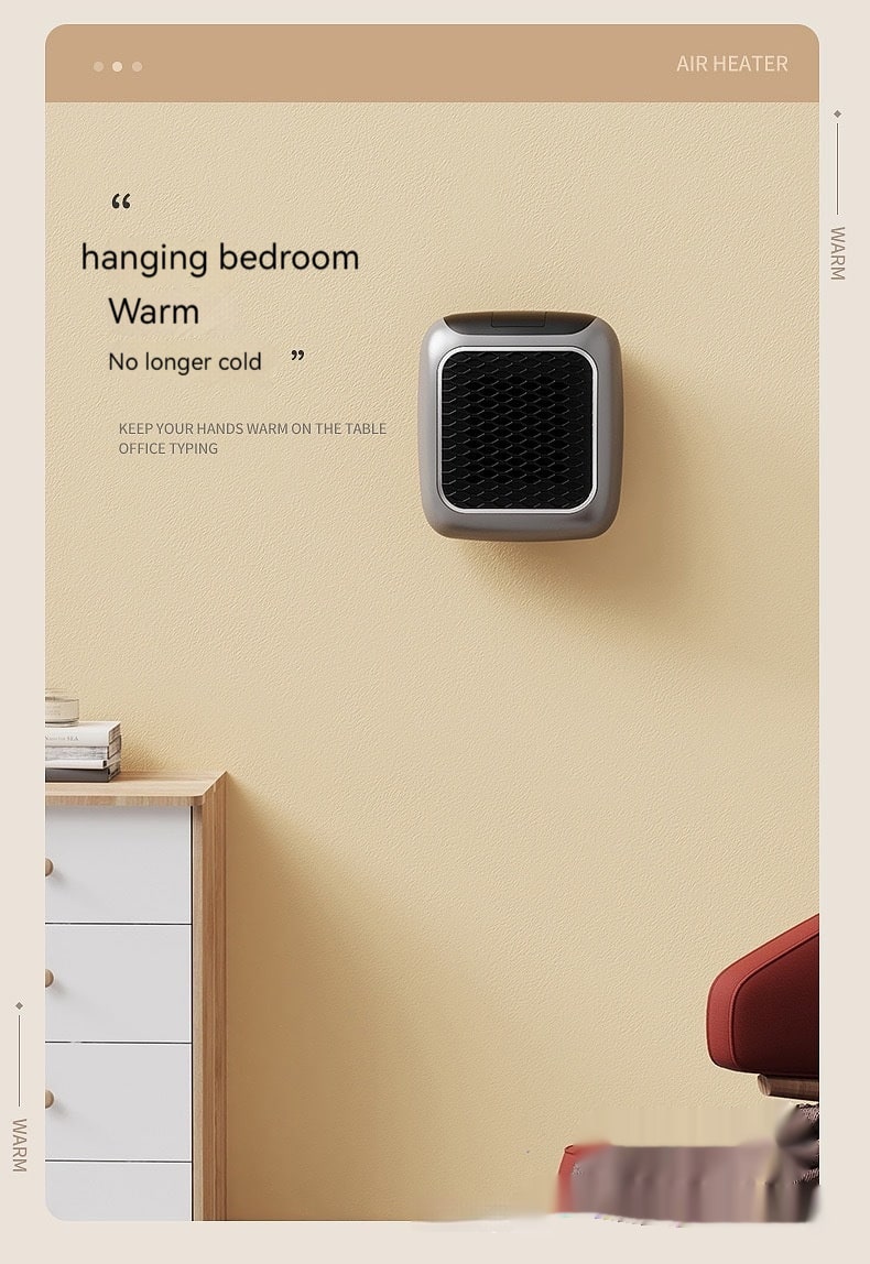 Plug in Space Heater with Digital Display and Wall-Mounted Design for Home - Image 21