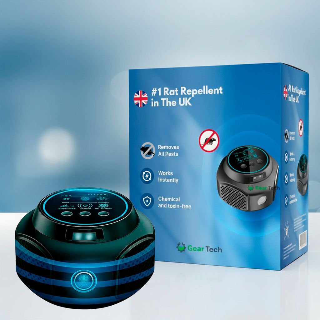 Plug-In Ultrasonic Rodent Repellent for Mouse and Rat Control with Digital Display - Image 1
