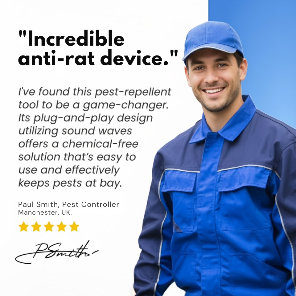 Plug-In Ultrasonic Rodent Repellent for Mouse and Rat Control with Digital Display - Image 12