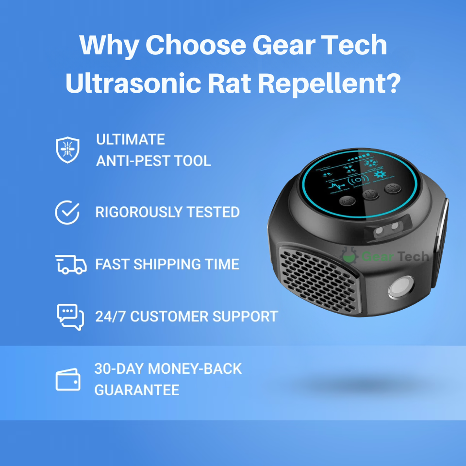 Plug-In Ultrasonic Rodent Repellent for Mouse and Rat Control with Digital Display - Image 13