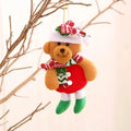 Plush Christmas Ornaments with Dangling Legs and Holiday Character Designs - Image 4