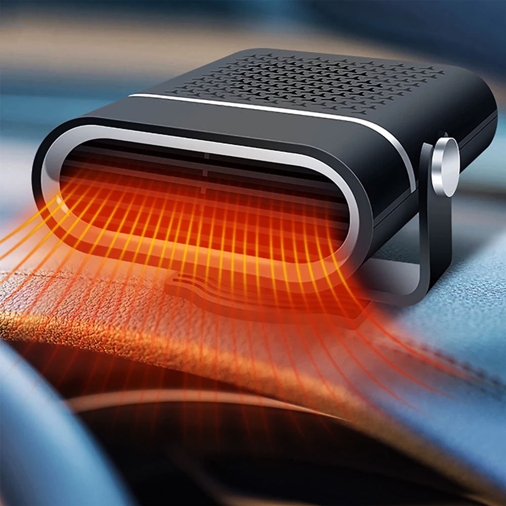 Portable Car Heater and Auto Defroster with 12v Plug-In Power and Quick 30-Second Heat - Image 1