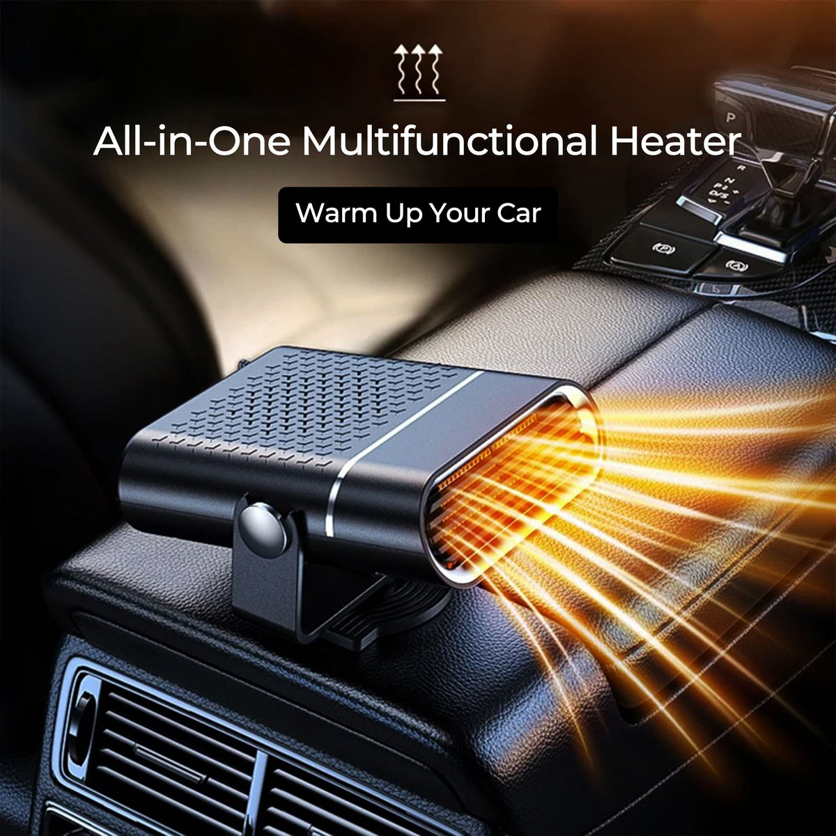 Portable Car Heater and Auto Defroster with 12v Plug-In Power and Quick 30-Second Heat - Image 6