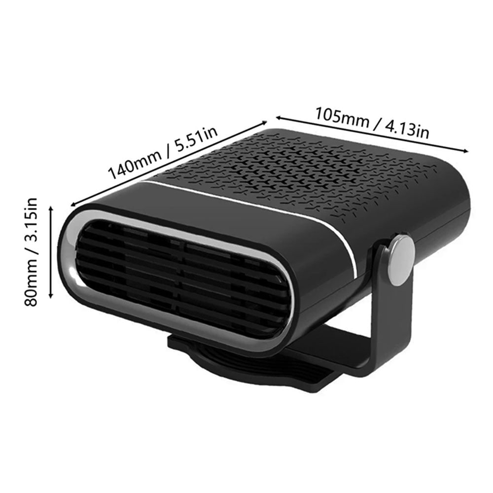 Portable Car Heater and Auto Defroster with 12v Plug-In Power and Quick 30-Second Heat - Image 9