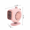 Portable Car Heater with 12v Plug in Fan and Window Defroster for Vehicles 12 Volt Dc - Image 1