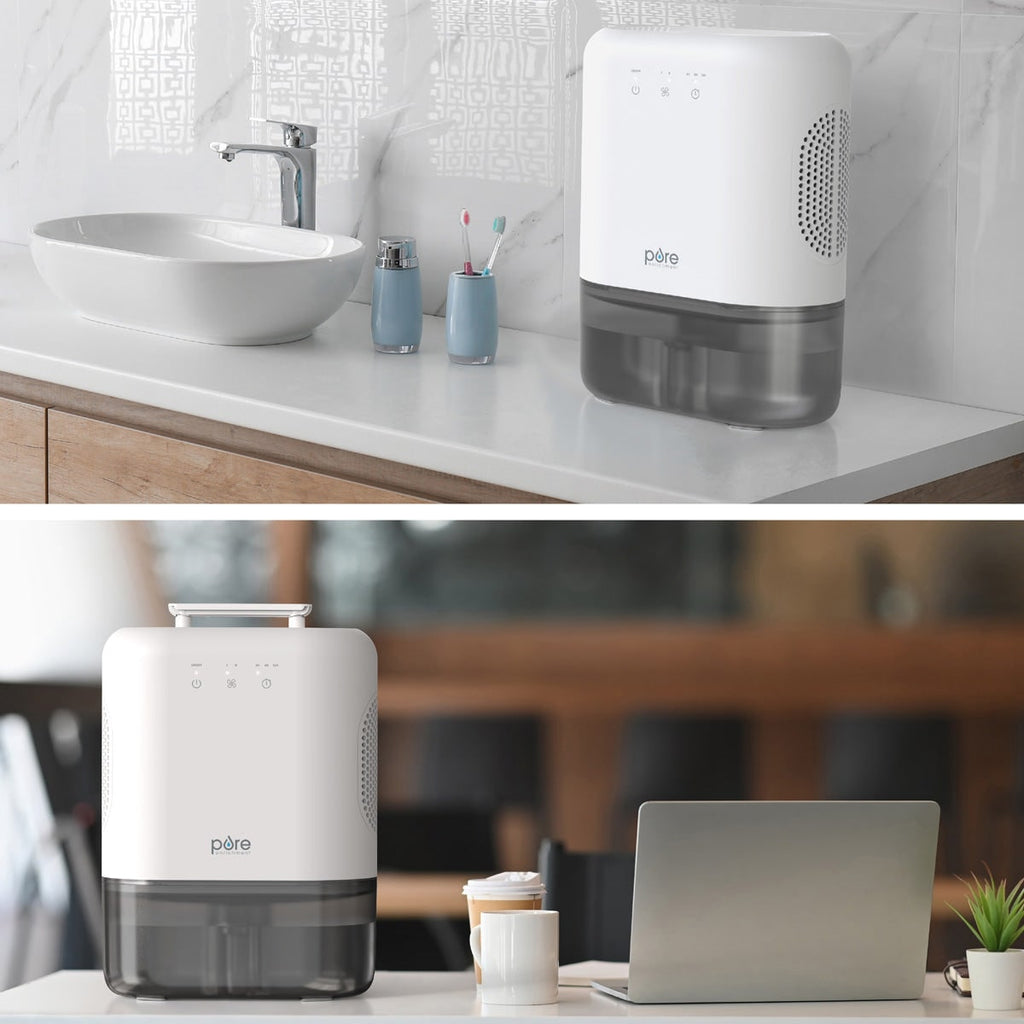 Portable Dehumidifier for Basement and Crawl Space with Drain Hose and 2-Speed Fan - Image 3