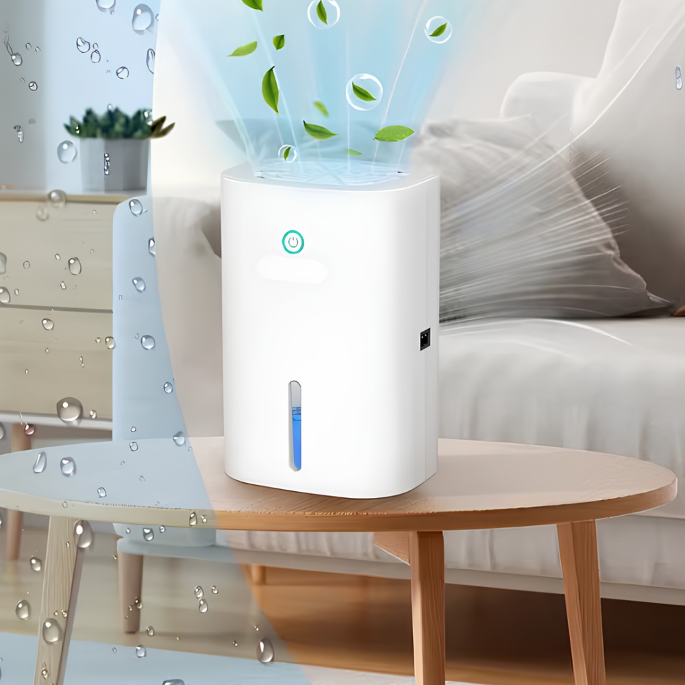 Portable Dehumidifier for Basement Bathroom and Small Rooms with Quiet Operation - Image 1