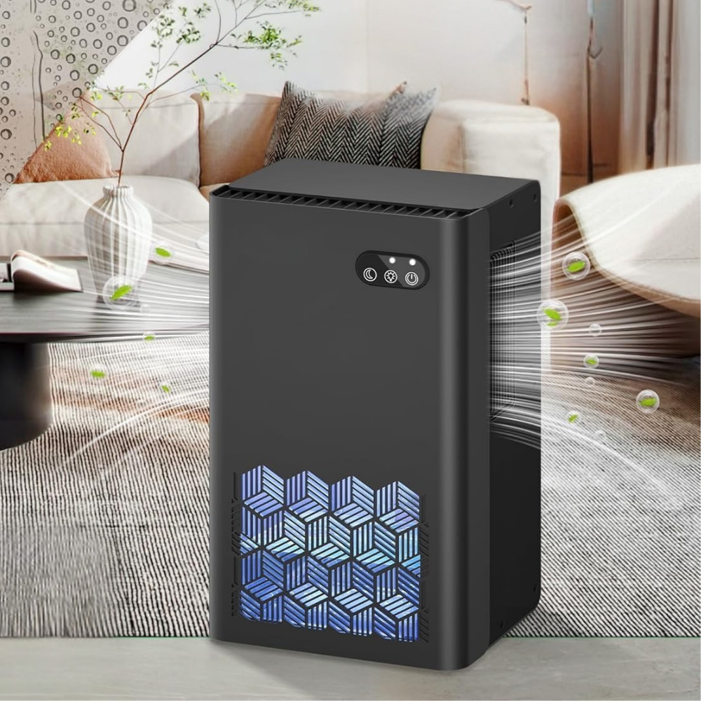 Portable Dehumidifier for Basement Crawl Space and Bathroom with Quiet Operation and Removable Tank - Image 1