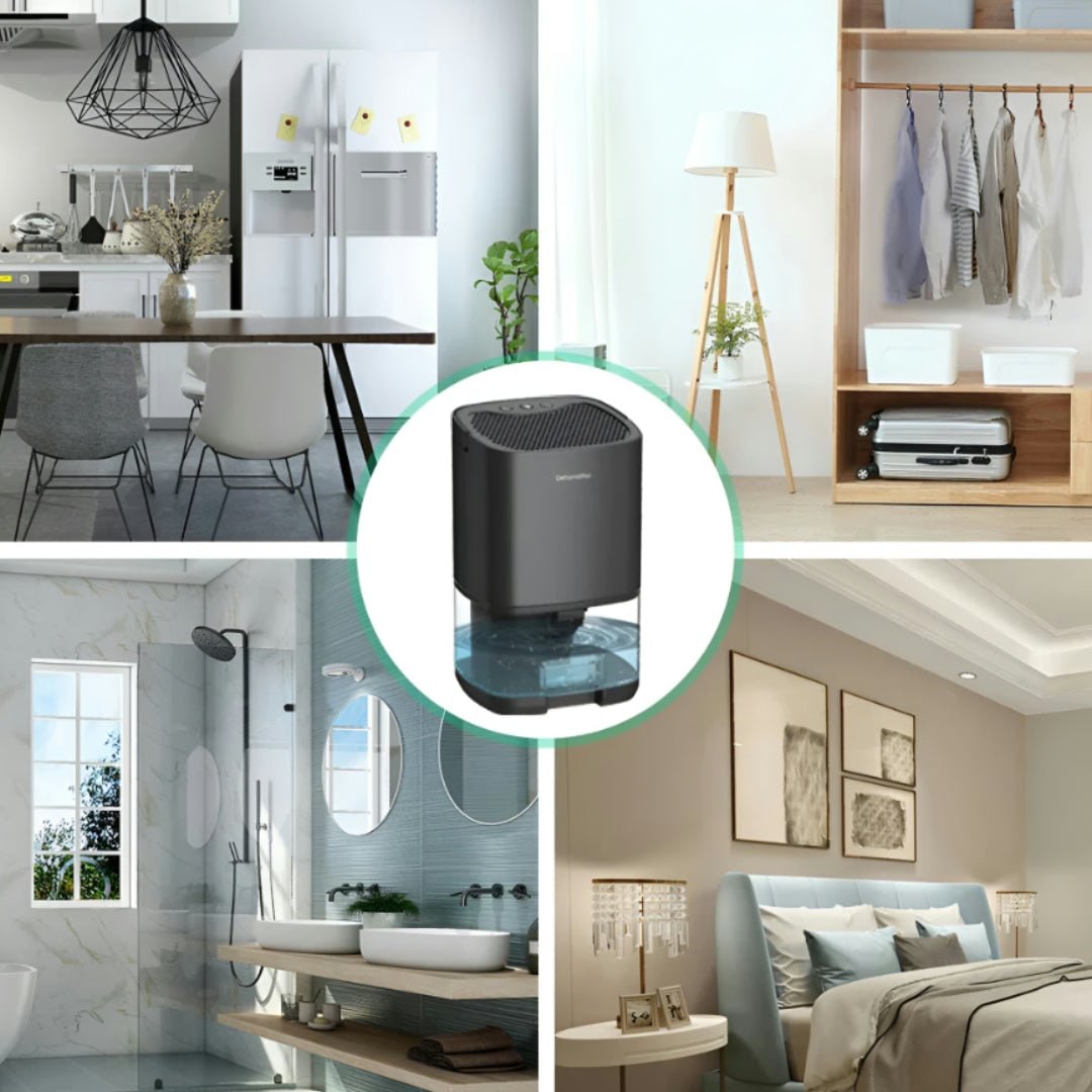 Portable Dehumidifier for Basement Crawl Space and Small Bedroom with Air Filter and Night Light - Image 5